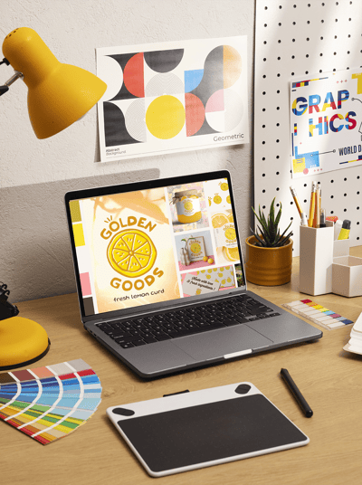 Bureau de Syn Spectra, graphiste freelance à Bruxelles et webdesigner