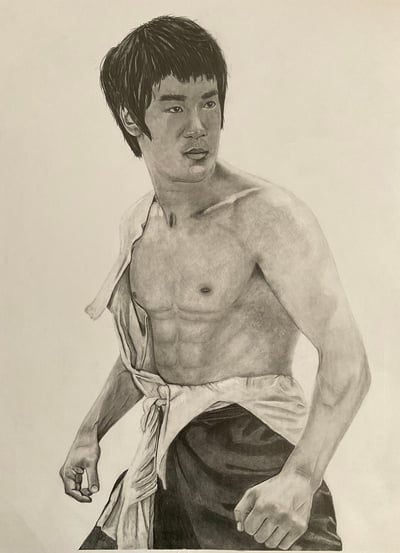 Bruce Lee art.