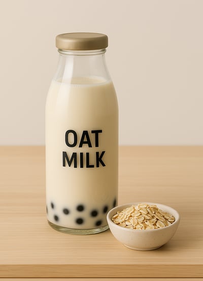 bubble tea au lait d'avoine
