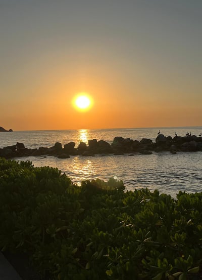 Atardecer en el muelle