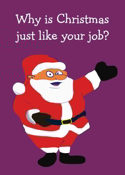 a santa clause is giving a thumbs up