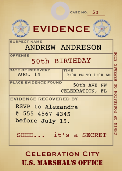 a poster of a ticket to a us secret service