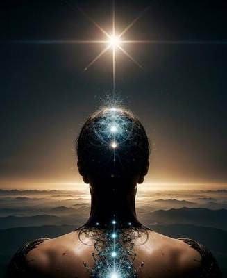 spiritual energy entering the human body
