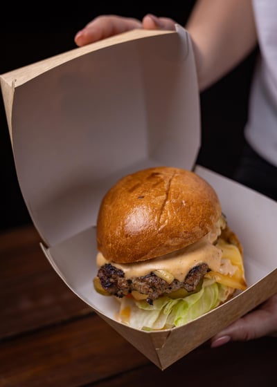 caja para hamburguesa, cajas en xalapa