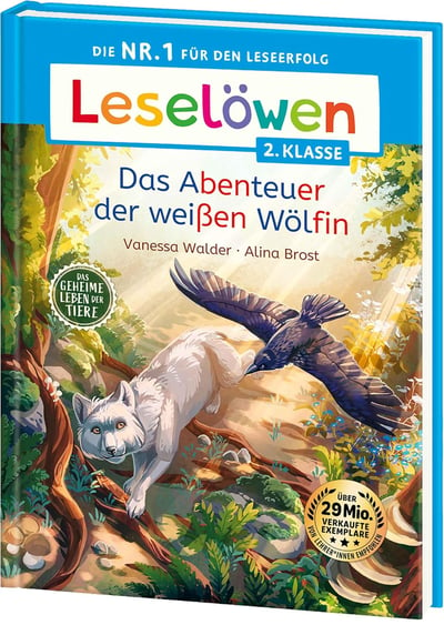 Buchcover Das Abenteuer der weißen Wölfin