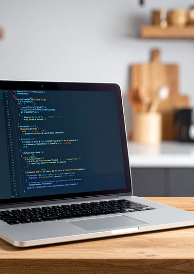 laptop z kodem html