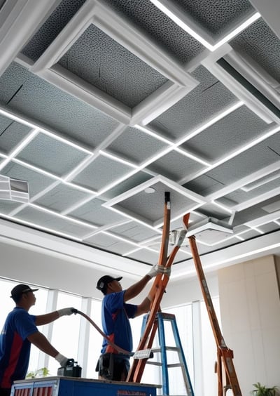 Pasang Plafon Gypsum