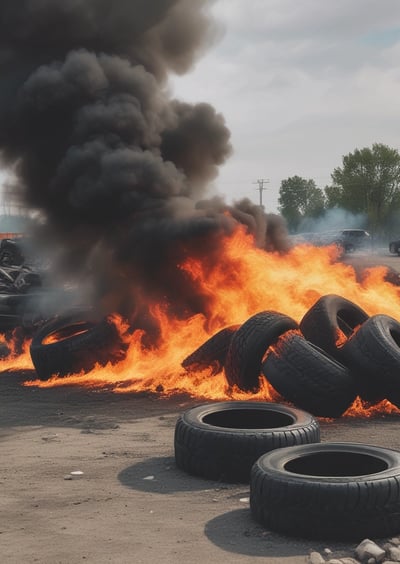 blue and white striped round textile