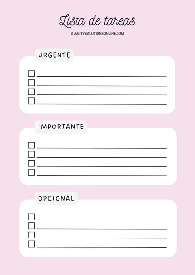 Organiza tu tiempo con nuestra lista de tareas descargable