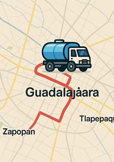 servicio de pipas de agua en zona metropolitana de guadalajara