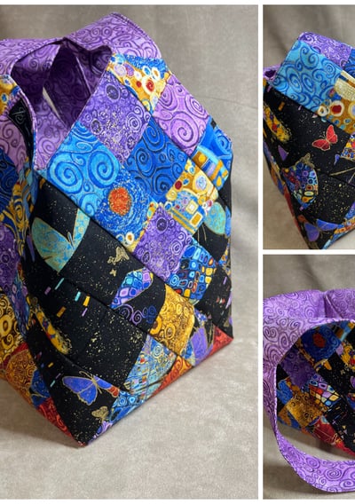 colorful market tote
