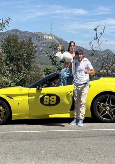 Ferrari California T Tour Hollywood Sign Los Angeles Driving