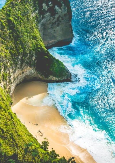 Pristine beaches in Indonesia