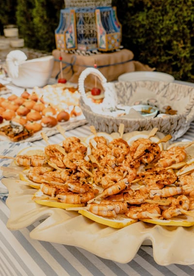 Buffets artesanales para eventos en Málaga. Sabores cuidados, presentación impecable y calidad