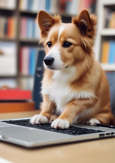 Reading blogs on Dogs2Love