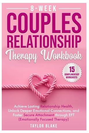 A couple working through relationship challenges with the 8-Week Couples Relationship Therapy Workbo