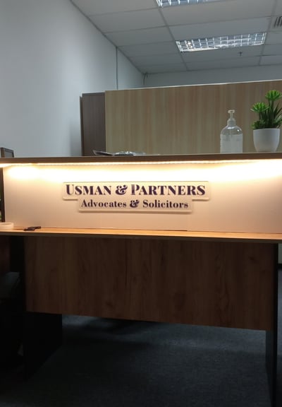 Desk Usman & Partners Law Firm Sabah Malaysia