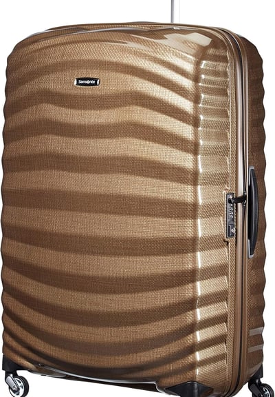Samsonite Lite -Shock - Spinner XL Suitcase, 81 cm, 124 L, Marron (Sable)