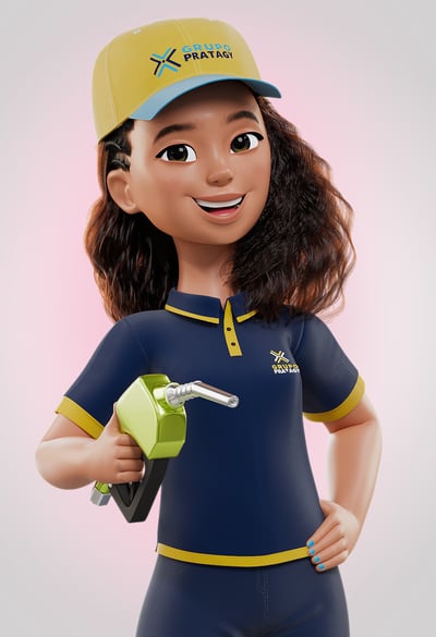 mascote 3D personagem 3D