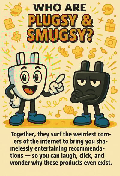 a couple of cartoon characters with a message about the internet
