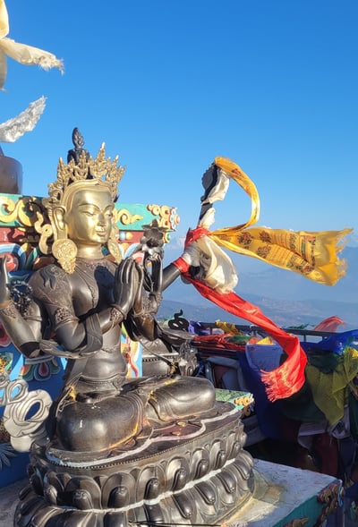 hiking, trekking, nepal, himalayas, sailung, kalinchowk, temple, shailung, kathmandu, nature