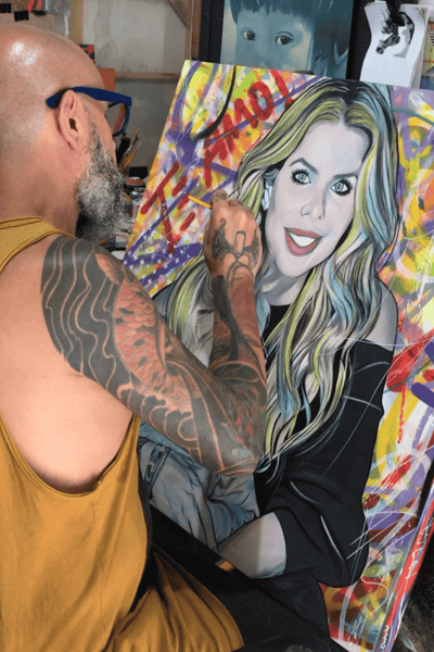 Quadro exclusivo de família para a parede da sala.