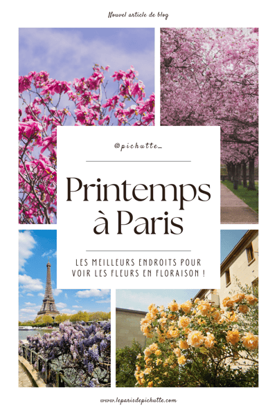 épingle Pinterest paris floraison printemps