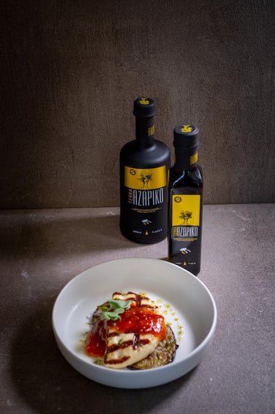 Terra Azapiko-a cold-pressed extra virgin olive oil with superior quality product, not been affected by heating or chemicals.