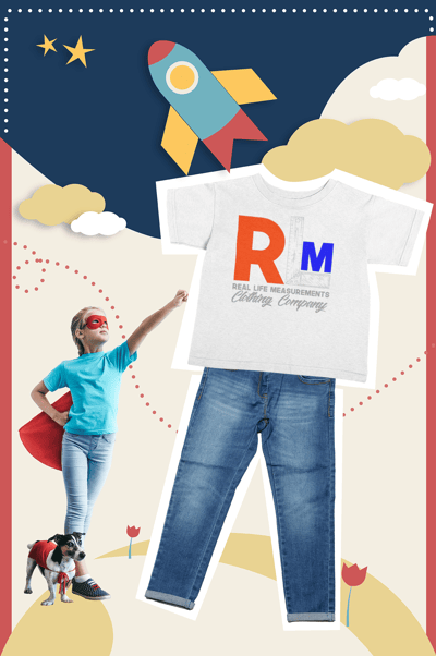 RED white and Blue RLM LOGO ad