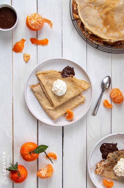 crêpes chocolat mandarines