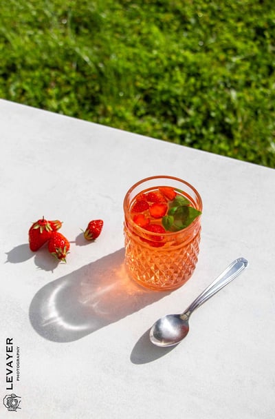 cocktail Sirop de Fraises