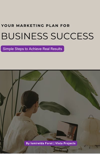 banner with text "marketing plan for business success"