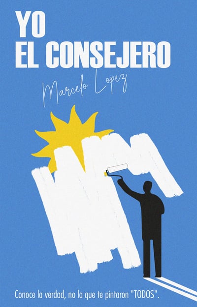 Ilustracion de libro "Yo el consejero" sobre politica realizada por artisum