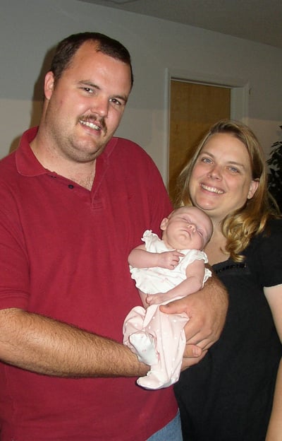 Lorinda Mason with her husband, Samuel and their child Kaitlain Nichole