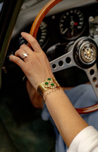 Jewellery and automotive photography at Goodwood Revival
