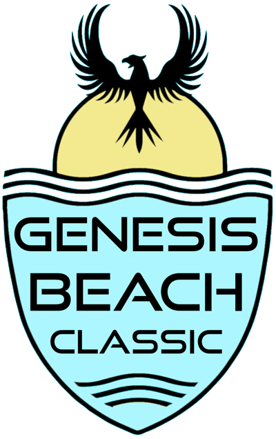 Beach Volleyball, Club Tournament, Kelowna BC, Genesis Beach Classic Logo
