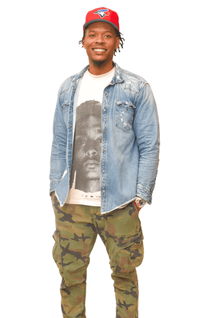 standing smile Dre steinberg