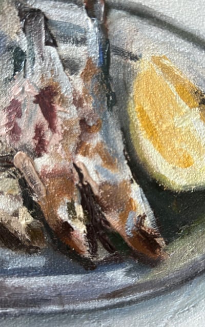 Detalle espetos de MálagaI