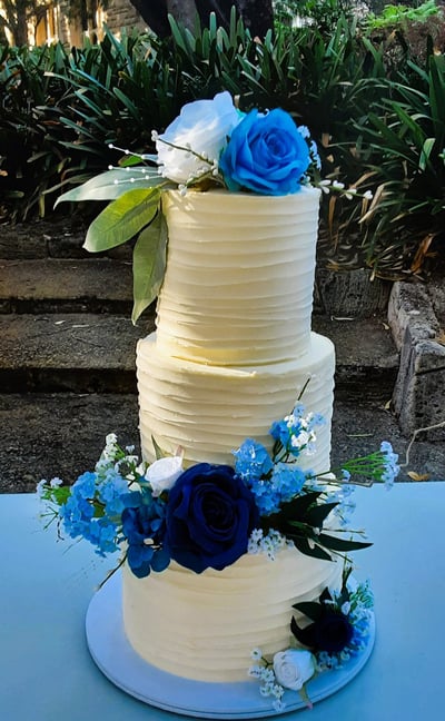 Swan Yacht Club Wedding Cake