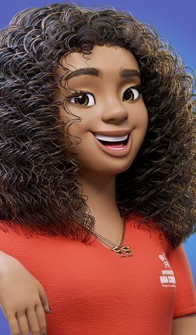 mascote 3D personagem 3D
