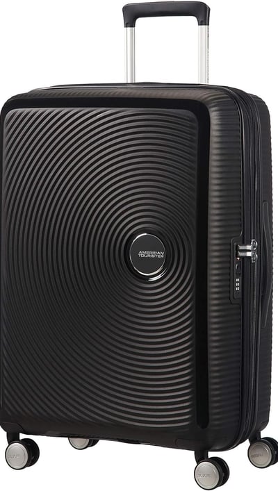 American Tourister Soundbox - Spinner M Extensible Suitcase, 67 cm noire