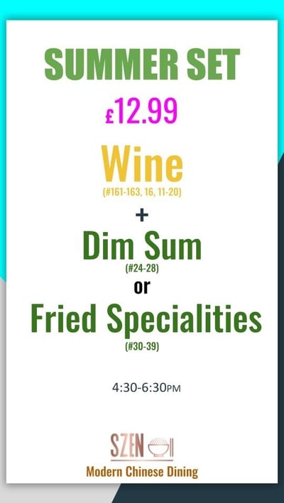 Summer set wine dimsum