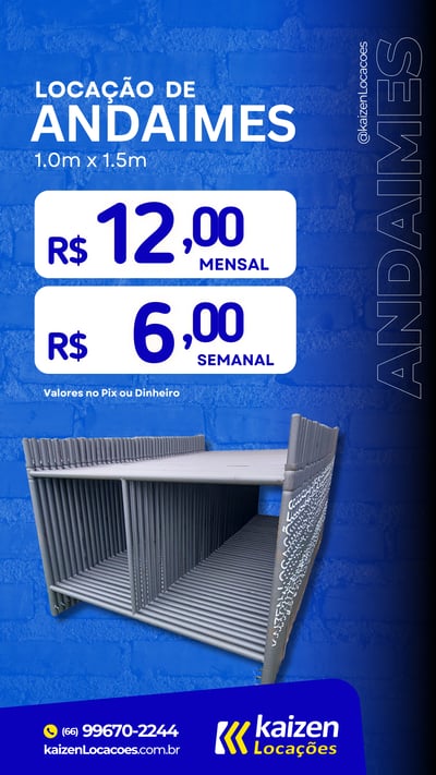 Aluguel de Andaimes - Kaizen Locações