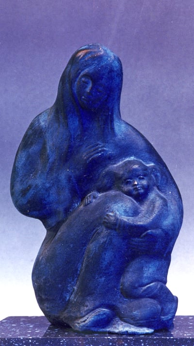 Nomad Mongol mother and her child.