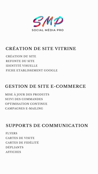 offres détaillées de social média pro
