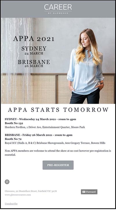 Trade Show EDM (Gloweave)