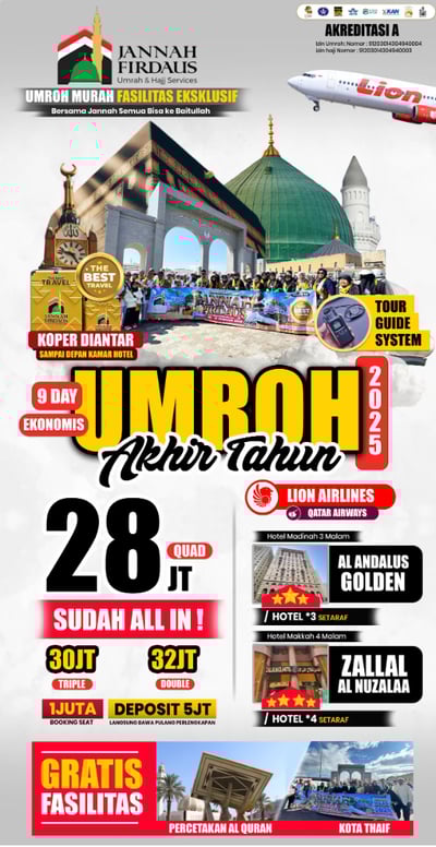 Paket Ekonomis Jannah Firdaus Akhir Tahun 2025