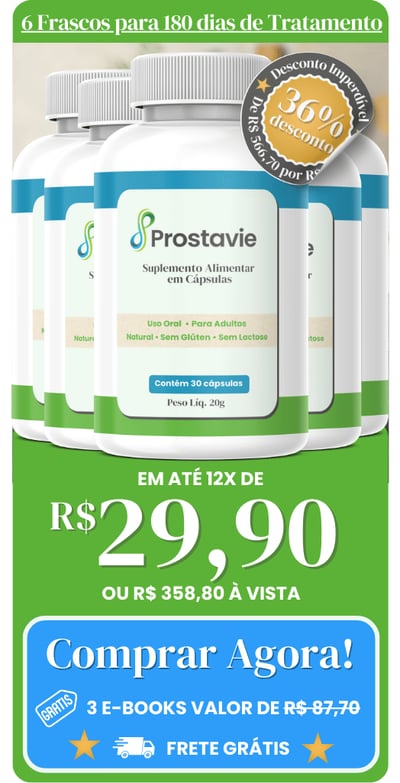 OFERTA PARA 6 FRASCOS COM 180 CAPSULAS