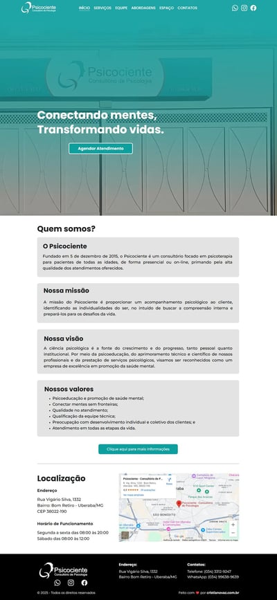 Site Psicociente