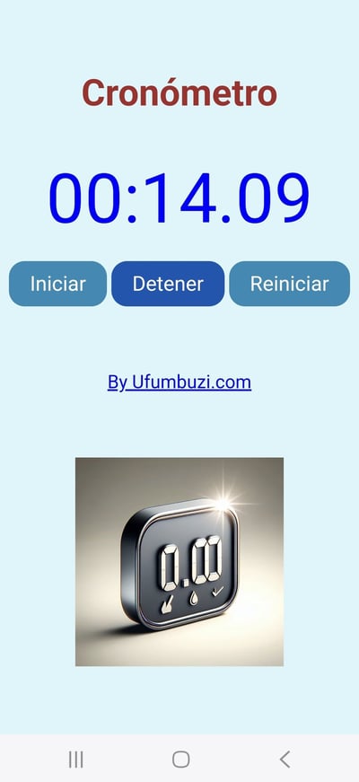 Captura de pantalla 2 de la aplicación cronómetro web